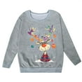 thumbnail image 4 of Veste à Capuche Zippée pour Petite Fille, Veste pour Enfants avec Capuche Zippée, Sweat à Capuche pour Tout-Petit Fille, Sweat à Capuche pour Tout-Petit Fille 4t, Sweat à Manches Longues Col Rond Imprimé Lapin pour Bébé Fille, Chandail Décontracté Doux Gris 6-7 Ans, 4 of 4