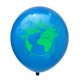 thumbnail image 4 of 20 globos de látex delicados de 30 cm con diseño de mapa del mundo y planetas, para decoración creativa de cumpleaños y fiestas (azul), 4 of 5