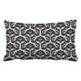 thumbnail image 1 of RYLABLUE Decorative Black and White Gorgeous Pattern Pillow Home Decorative Pillow Case Covers Size 20x30 inches Two Side, 1 of 1