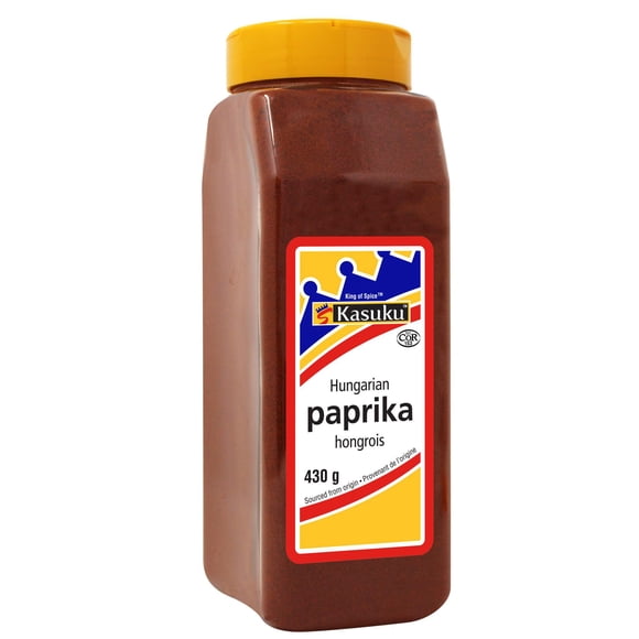 Kasuku - Hungarian Paprika - 430g - 1ct - Premium Sweet & Vibrant Ground Spice for Authentic Goulash, Stews, and Meat Rubs (1ct)