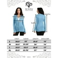 thumbnail image 6 of J. METHOD Women's Snap Button Cardigan Long Sleeve Knit Ribbed Sweater NEWJ181 Eggshell L, 6 of 6