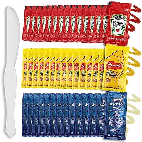 Mustard And Ketchup Packets