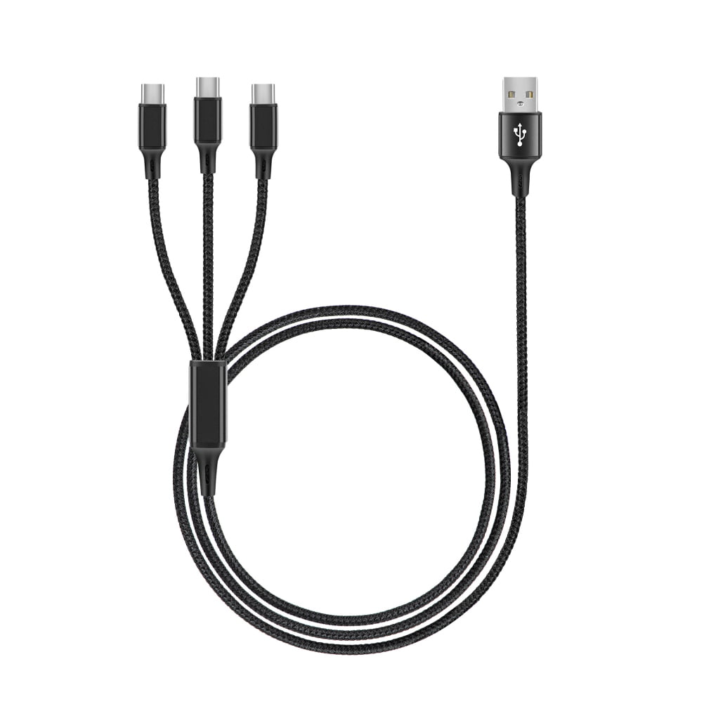 3 in 1 Charging Cable for DJI FPV 1.2M Nylon USB to Type-C Cables Drone Charging Cable Walmart.com