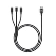 thumbnail image 1 of Cable De Carga 3 En 1 Compatible Con Dji Fpv 1.2M Nylon Usb A Cables Tipo C Cable De Carga Del Controlador De Drones Cateissary EL016243-00, 1 of 5
