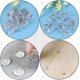 thumbnail image 4 of 150pcs in Sliovers Push Pin Fasteners Place Clear Spiral Ruffle Heads Chair Covers Decoration Skirt with Bed Sofa Couch Plastic Headliner Upholstery and for Car, 4 of 5