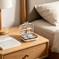 thumbnail image 4 of Tong Cute Travel Organizer 7 Day With Sliding Reminder Portable For Small Container For Pocket Purse, 4 of 6