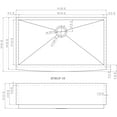 thumbnail image 4 of 36 inch Farmhouse/Apron Front Single Bowl Kitchen Sink, 4 of 4