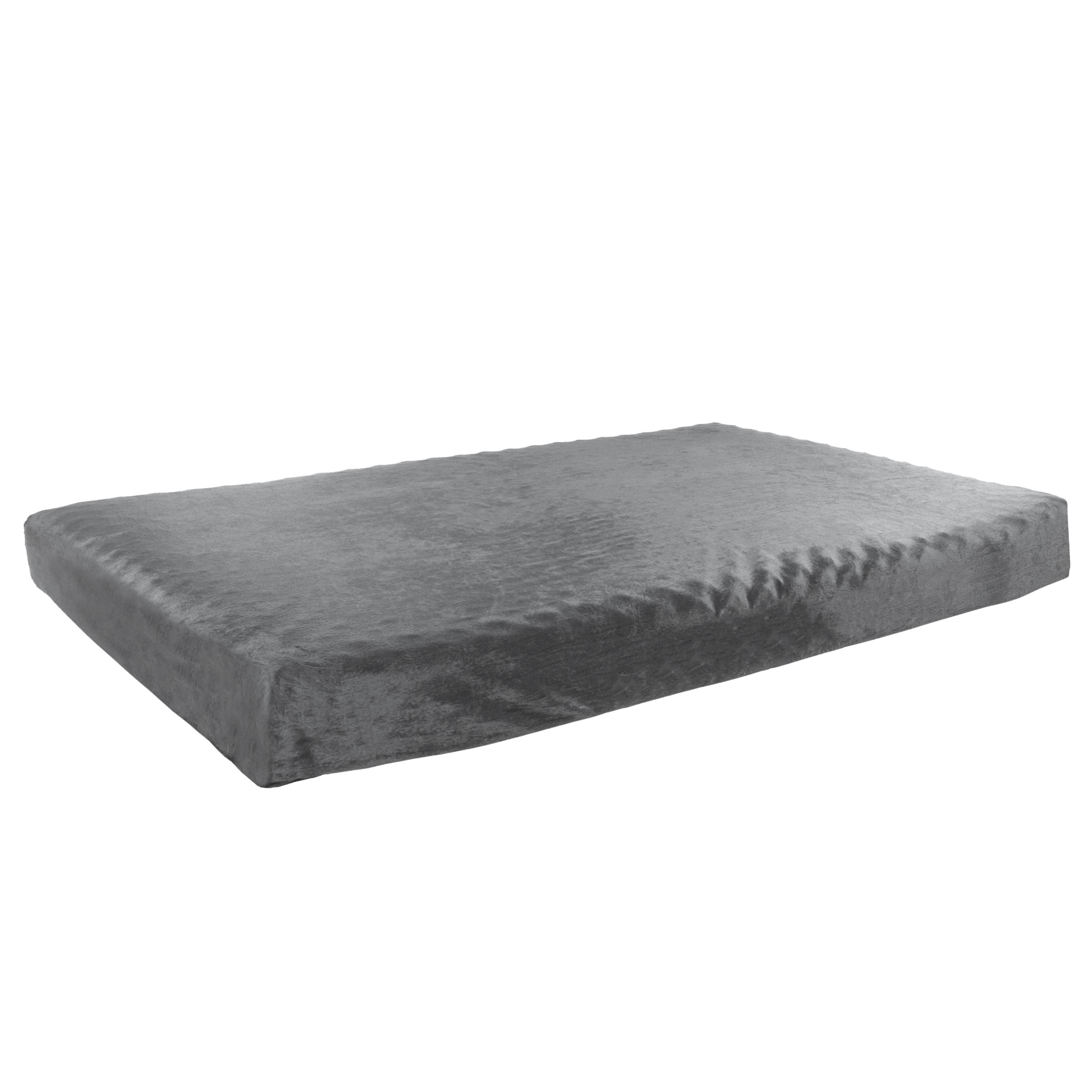 PETMAKER 46x27 Orthopedic Dog Bed with Removable Washable Cover, Gray