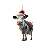 Christmas Decoration Gifts under $5 Grinch Christmas Decorations Personalized Cow Gift Christmas Tree Hanging Decoration Ornaments