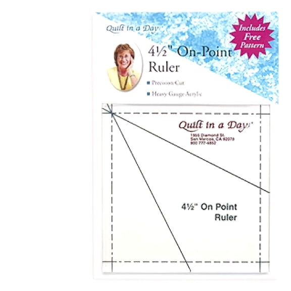 4 1/2 On Point Ruler by Quilt in a Day