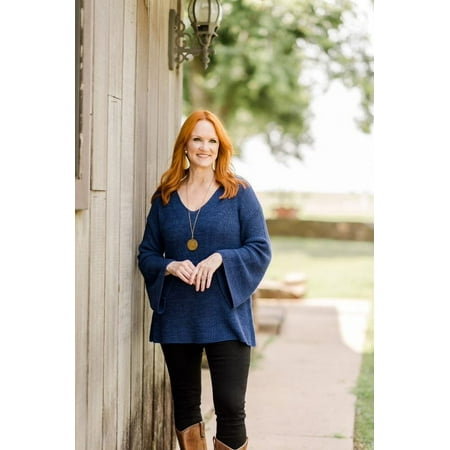 The Pioneer Woman V-Neck Pullover with Bell Sleeves