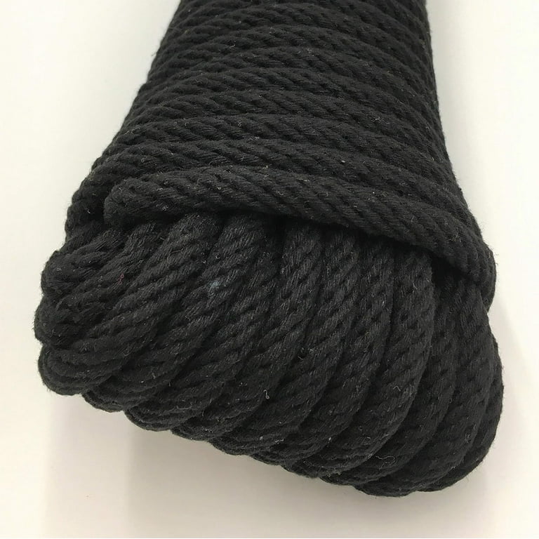 Sash Cord Black, 3/16 X 1,200' Spool (#6) Cotton Tie Down Camping,  Clothesline, Rigging, Crafts, Theater, Window Replacement, Entertainment  Spot Cord DIY Home Improvement 