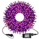 thumbnail image 1 of Cadena de luces LED Kemooie 300 de 30 m, color naranja y morado, resistente al agua, 1 of 7
