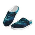 thumbnail image 2 of Picia Futuristic Jet Ski Adventure for Women's Lamb-hug Comfy Fleece House Slippers Memory Foam, Slip-on House Shoes Indoor Outdoor-37/38, 2 of 7