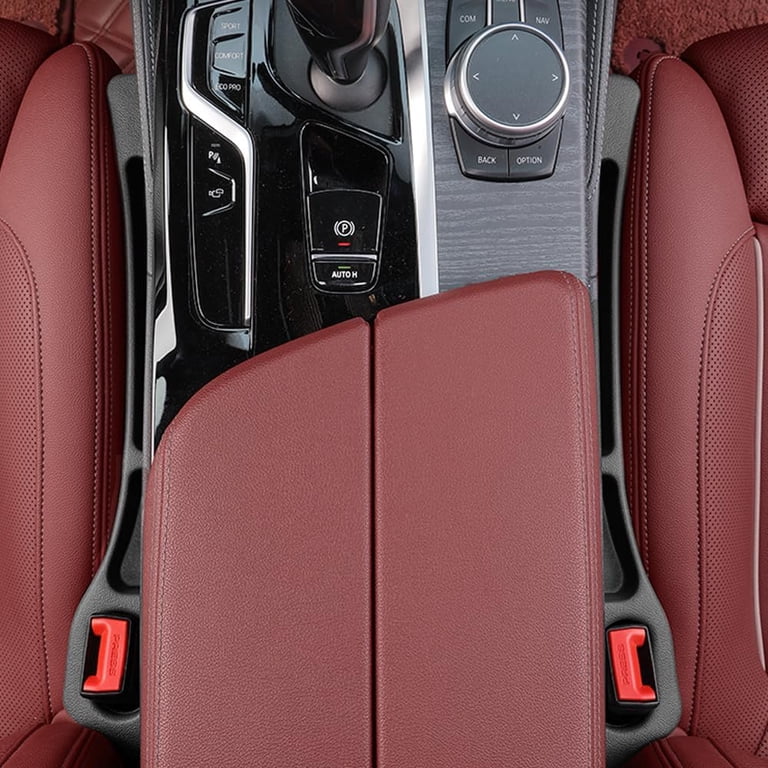 Lot 2 Remplisseurs D’Espace Siège Auto – Gap Filler Multifonction, Rangement Clés/Téléphone, Noir, Universel Voiture/SUV