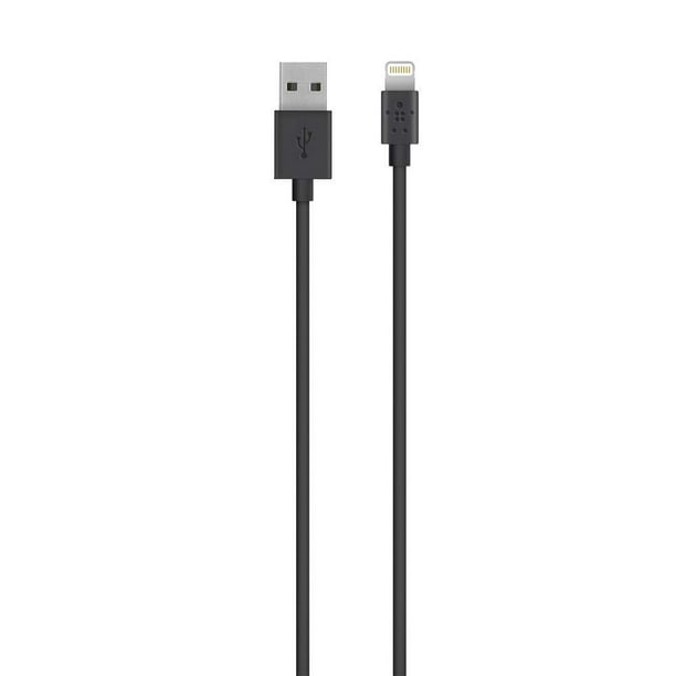 Cable de carga Belkin Lightning a USB para iPhone/iPad, 2 m