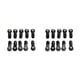 thumbnail image 4 of Vogacara 10 Uds escalas extremos de barra de acoplamiento RC coche enlace cabezas de bola modelo coche Control remoto juguete suministros reemplazo Negro Tipo C 2piezas Vogacara CBP160821, 4 of 5