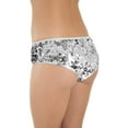 thumbnail image 1 of Western Fashion Paillette Booty Shorts MDL, Silver, 1 of 1