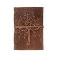 thumbnail image 4 of Leather Village Tree of Life Journal –Vintage Bound Diary for Men and Women with Handmade Embossed – Antique Deckle Edge Paper – Blank Writing Sketchbook – Book of Shadows (BROWN – 8 x 6 inches), 4 of 7