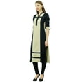 thumbnail image 1 of Phagun Kurta Droite à Panneaux en Rayonne pour Femmes, Tunique Blouse Décontractée d'Été, 1 of 1