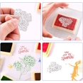 thumbnail image 3 of 4 Pieces/Set Scrapbooking Reusable Embossing Stencil Home Photo Album Portable Handicraft Transparent DIY Template Embossed Stamp Accessories, 3 of 9