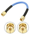 thumbnail image 2 of Uxcell SMA Male to SMA Male RG402 Coax Cable 0.1M/0.33Ft 2 Packs, 2 of 4