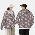 thumbnail image 4 of Balery Veste à Capuche Légère à Manches Longues avec Protection Solaire Poodle Dog Pattern UPF 50+ pour Femmes et Hommes avec Poche pour Randonnée en Plein Air-Moyen, 4 of 7