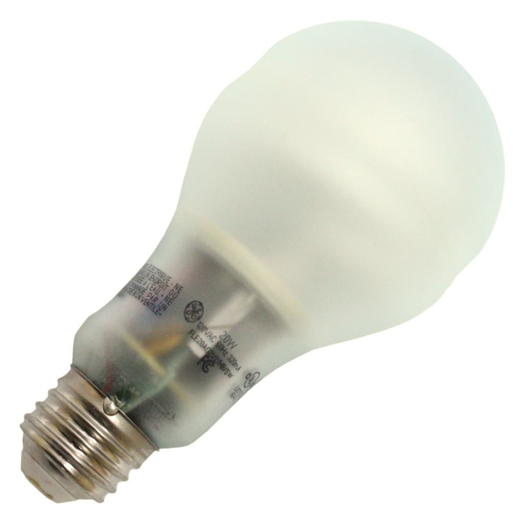 GE 67457 FLE20AG21/2/SWCD Pear A Line Screw Base Compact Fluorescent Light Bulb