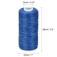 thumbnail image 3 of Unique Bargains Denim Blue Polyester Waxed Leather Sewing Thread, 55 Yards, 2 Pack, 3 of 6
