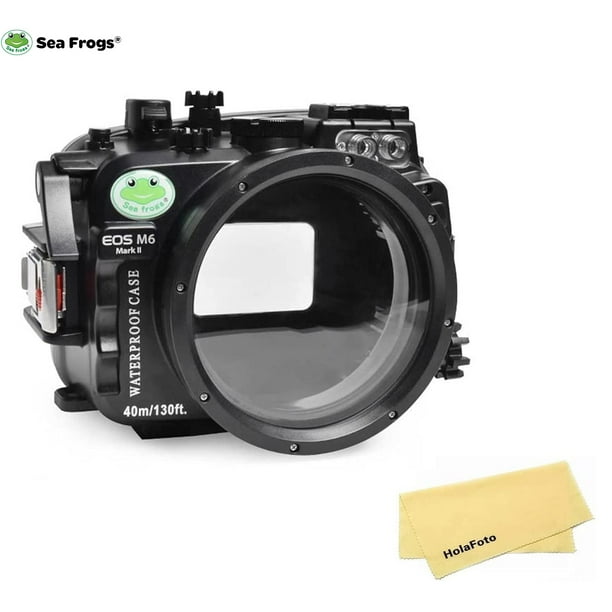 Seafrogs 40M/130FT Waterproof Underwater Camera Housing Diving Case for