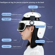 Kiplyki Electric Head Massager, Eye & Neck Massage Helmet With Heat, Kneading, Air Compression, Scratcher Suitable For Headache, Stress Relief, Deep Sleeping