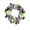 colorful 3#, variant on Spring Summer Wreaths for Front Door, 18" Artificial Colorful Floral Wreath for Front Door, Wall, Window & Easter Wedding Decoration