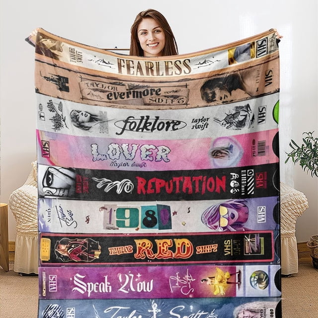 Flannel Blanket, Music Lover Decorative Throw Blanket, Super Soft Blanket, 3D Print, Fleece Blanket