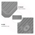 thumbnail image 3 of HEALEEP Cat Feeding Mats Light Grey Silicone Easy to Clean for Indoor Use 1 Set, 3 of 8
