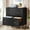 Black & Gold, variant on Tribesigns Modern 2-Drawer Lateral File Cabinet, Large Storage Office Filing Cabinet, White and Gold