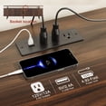 thumbnail image 3 of GUNAITO TV Stand for TVs up to 70", Wood TV Stand for Living Room , Entertainment Center with Storage and Shelves, Mid-Century Modern, Walnut, 3 of 9