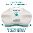 thumbnail image 2 of Lunderg CPAP Pillow for Side Sleepers - Includes 2 Pillowcases - Adjustable Memory Foam Pillow for Sleeping on Your Side, Back & Stomach - Reduce Air Leaks & Mask Pressure for a Better Sleep, 2 of 6