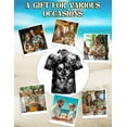 thumbnail image 4 of Lesbian Skull Couple Hawaiian Shirt for Men, Button Down Summer Beach Short Sleeve, S-5XL, 4 of 4