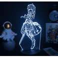 thumbnail image 1 of Cartoon Character Night Light, Illusion Light, 3D Led Night Light, 7 Colors Decorative Lights, Perfect Gift (Albedo), 1 of 1