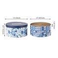 thumbnail image 5 of THE LICKER STORE Kate 12" Modern Patterned Cardboard Reversible Cat Scratcher Pad In Box with Catnip, Blue/White (5-Pack), CSR1012B, 5 of 8