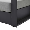 thumbnail image 5 of Modway Tahoe Outdoor Patio Powder-Coated Aluminum Armchair in Gray Gray, 5 of 8