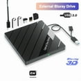 thumbnail image 2 of Portable External Bluray Drive with Bag USB 3.0 Type-C BD DVD CD-RW Burner Writer Reader ,Wide Compatibility, 2 of 5