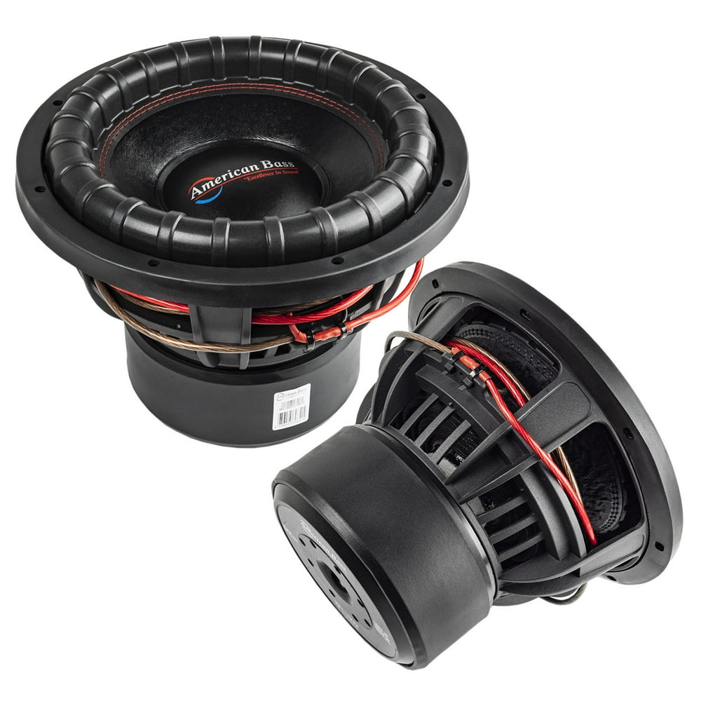 American Bass XFL1222 12" Subwoofers Dual 2 Ohm 2000 Watts Max Car