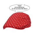 thumbnail image 3 of Slccxzc Retro Polka Dot Newsboy Cap, Vintage Flat Beret Ivy Hat for Daily Wear, 3 of 7