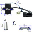 thumbnail image 4 of GLENPARTS CDI Ignition Coil 80cc Motor Motorized Bicycle Bike, 4 of 4