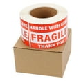 thumbnail image 3 of NefLaca Fragile Stickers 3'' x 5'' 3 Rolls, Fragile - Handle with Care - Thank You Shipping Labels Stickers (500 Labels/Roll), 3 of 7