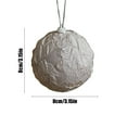 thumbnail image 3 of FastXmas Stickys Cloth Christmas Foam Balls Hanging Decoration,Christmas 3.15 Inch/8CM Patterned Christmas Tree Window Decoration,Hanging Balls Decorative Balls for Xmas Tree,Holiday,Party Decor, 3 of 6