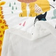 thumbnail image 4 of Kids Zoo Animal Sherpa Blanket Cute Wild Animals Fleece Throw Blanket Cartoon Safari Wild Print Plush Blanket for Boys Girls Children Teens Bedroom Decor Exotic Natural Fuzzy Blanket Throw 50x60 Inch, 4 of 8