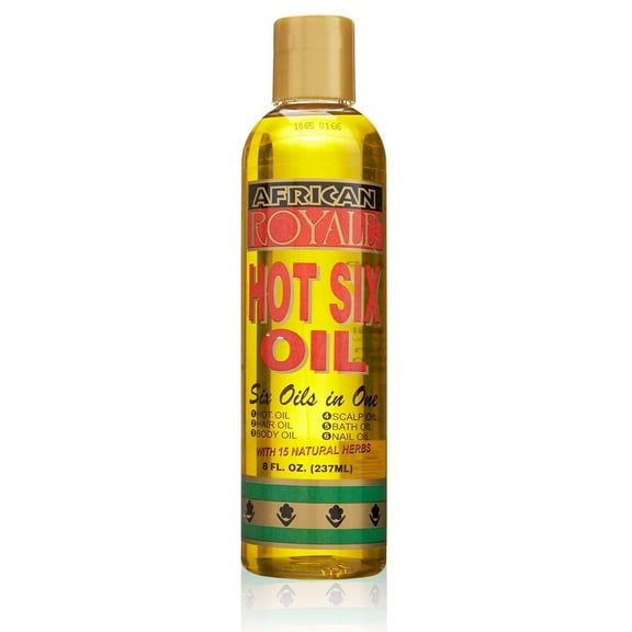 African Royale Hot Six Oil, 8 Oz., Pack of 12