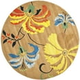 thumbnail image 3 of SAFAVIEH Soho Brooke Floral Wool Area Rug, Brown/Multi, 3'6" x 5'6", 3 of 9